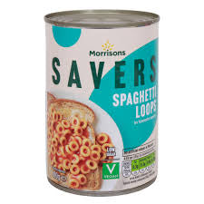 Morrisons Savers Spaghetti Loops 410g