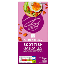 Co Op Scottish Oatcakes 250g (BBD26/08/26)