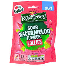 Rowntree Sour Watermelon Lollies 130g