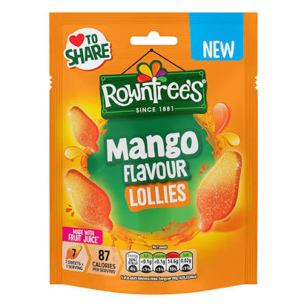 Rowntree Mango & Passionfruit Lollies 130g