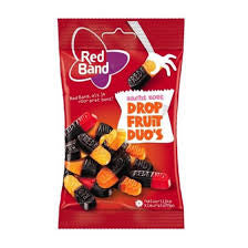 Red Band Liquorice Fruit Duos 120g