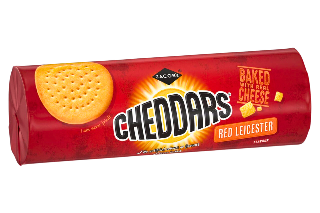 Jacob’s Red Leicester Cheddars 150g