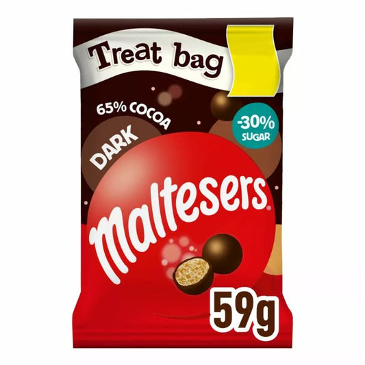 Maltesers Dark treat bag 59g