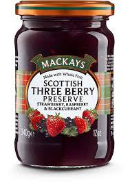Mackays Three Berry Preserve