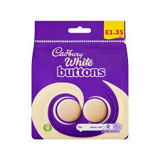 Cadbury White Chocolate Buttons 85g