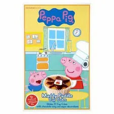 Peppa Pig muddy puddle cupcake mix 195g