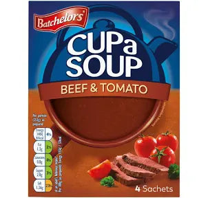 Bachelors Cup A Soup Beef Tomato