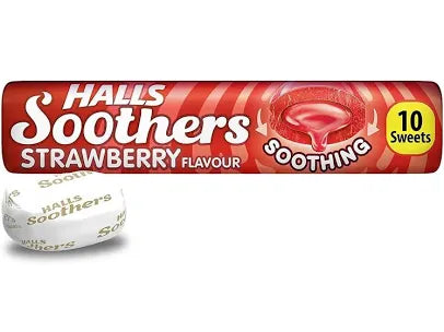 Halls Soothers Strawberry 45g