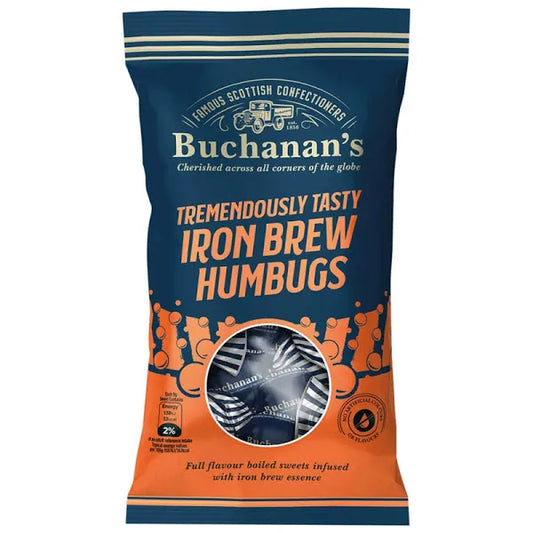 Buchanan’s Tremendously Tasty Iron Brew Humbugs 140g