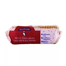 Stockan’s Mini Oatcakes Cracked Black Pepper 150g