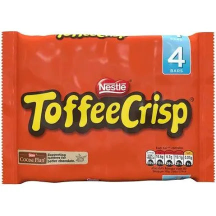 Nestle Toffee Crisp 4pk