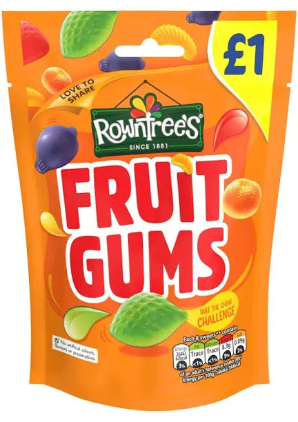 Rowntrees Fruit Gums 120g