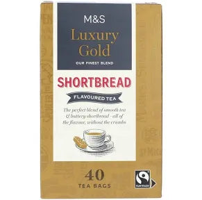 M&S Luxury Shortbread Tea 40 bags