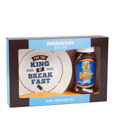 Breakfast Plate and Daddies Brown Sauce Gift Set