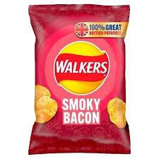 Walkers Smoky Bacon Crisps 32.5g