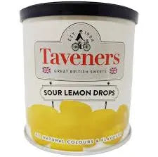 Taveners Sour Lemon Drops 200g