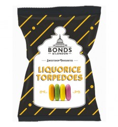 Bonds of London Liquorice Torpedoes Sweets 120g