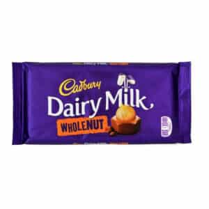 Cadburys Dairy Milk Whole Nut 180g